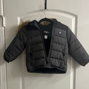 OshKosh B'gosh Charcoal Kids Puffer Jacket Never Worn